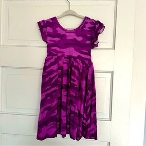 NWT Little Sleepies Berry Camo Bamboo Twirl Dress